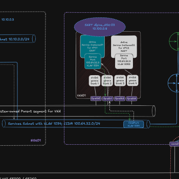 Route Controller with Vyos EVPN Fabric and VNA