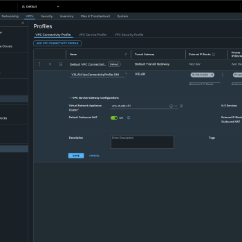 VPC Connectivity Profile