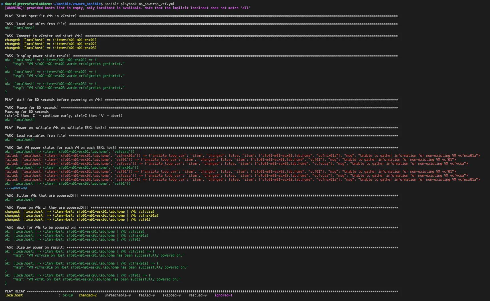 Ansible Log