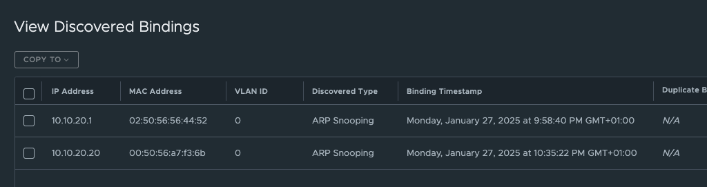 HCX Network Extension Bindings