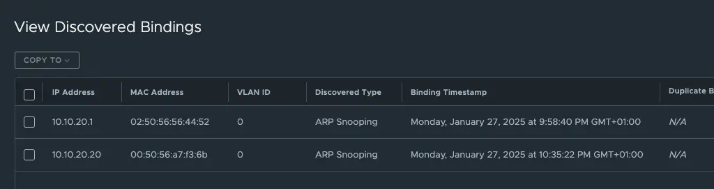 HCX Network Extension Bindings