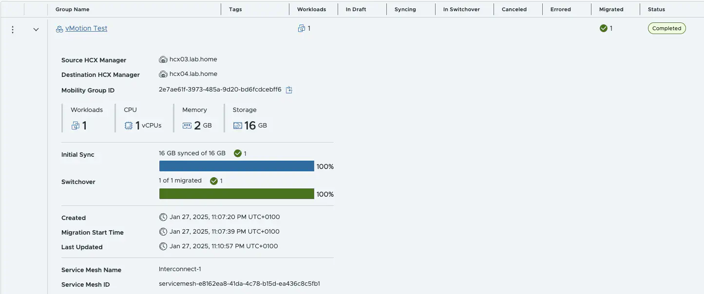 HCX Migration