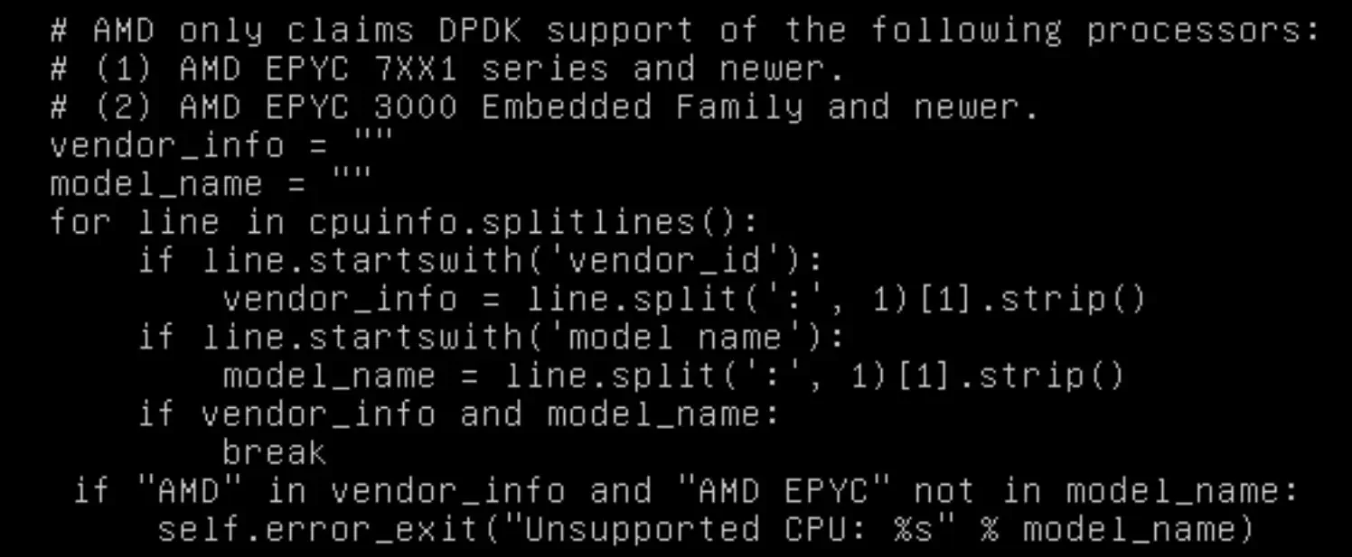 Edge VM Error