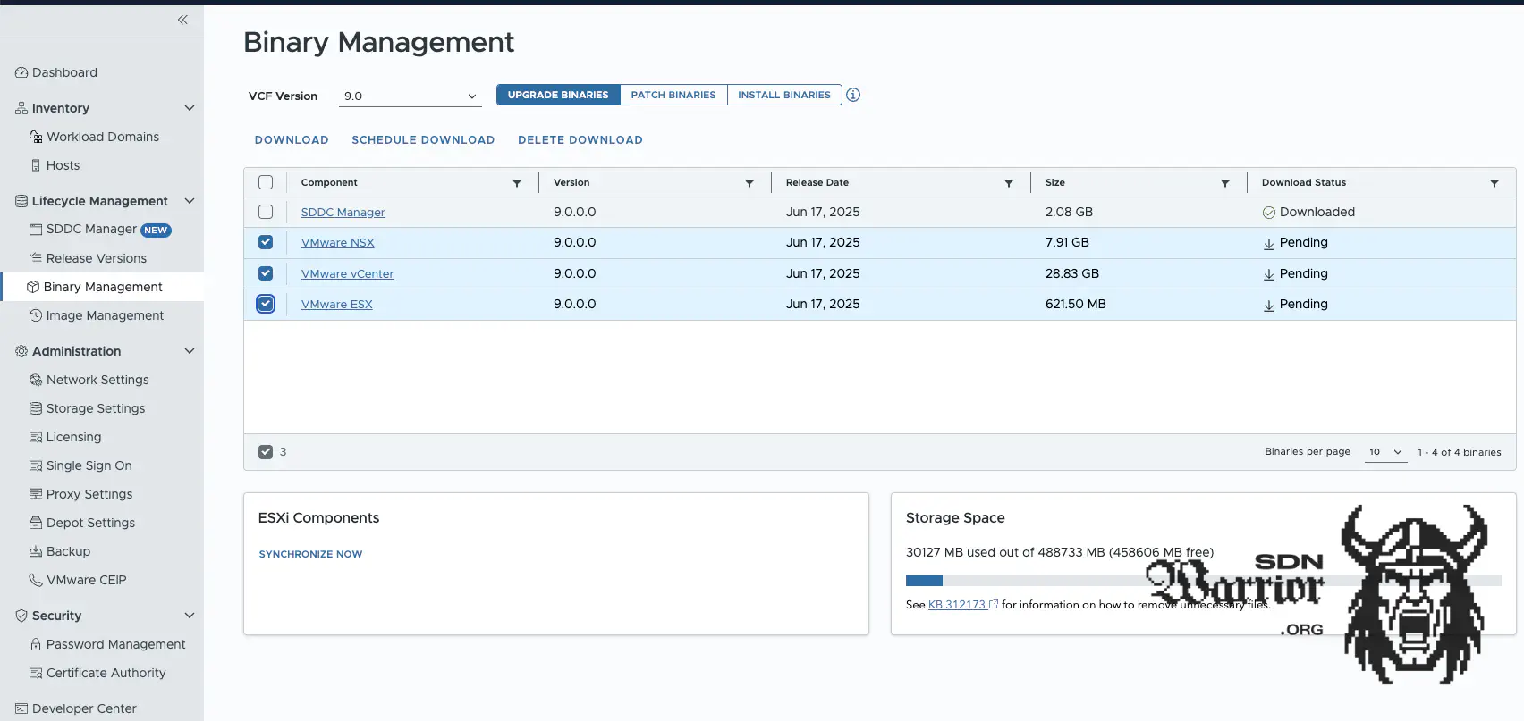 Binary Management