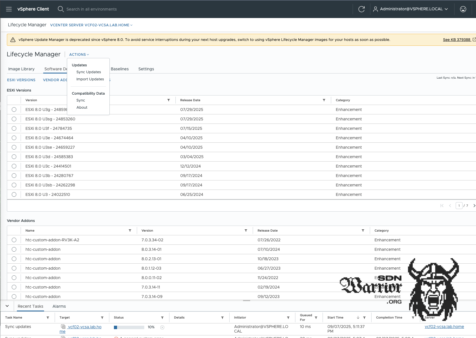 vCenter Lifecycle Manager
