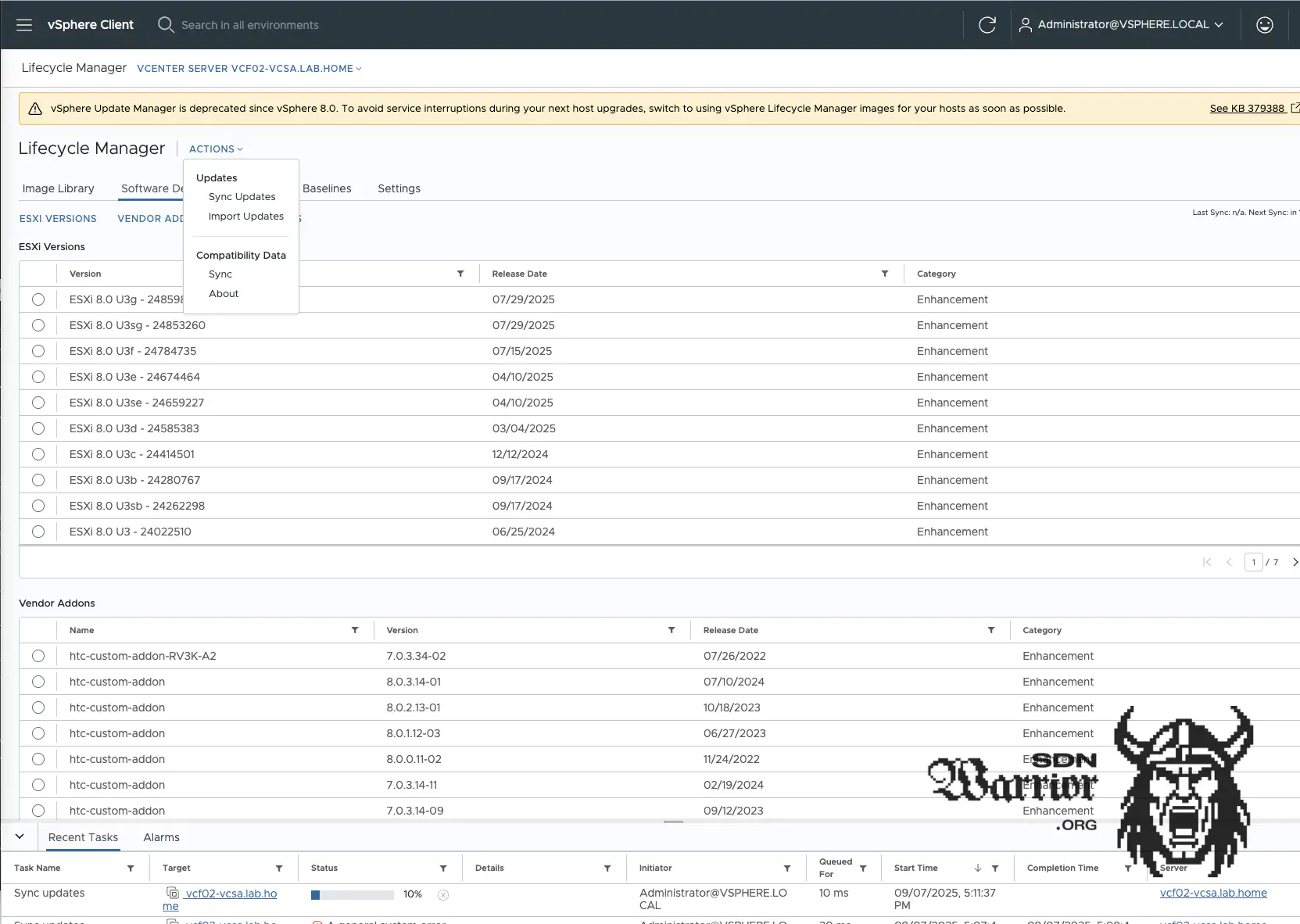 vCenter Lifecycle Manager