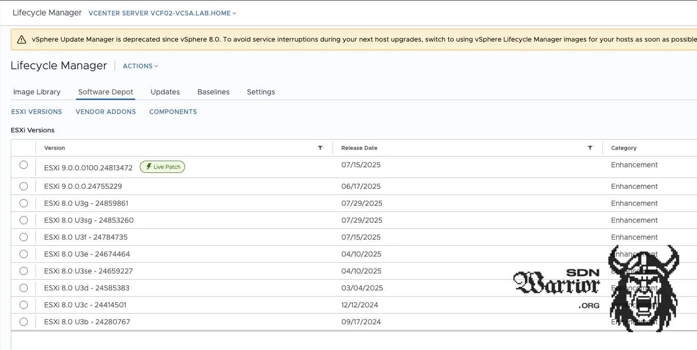 vCenter Images