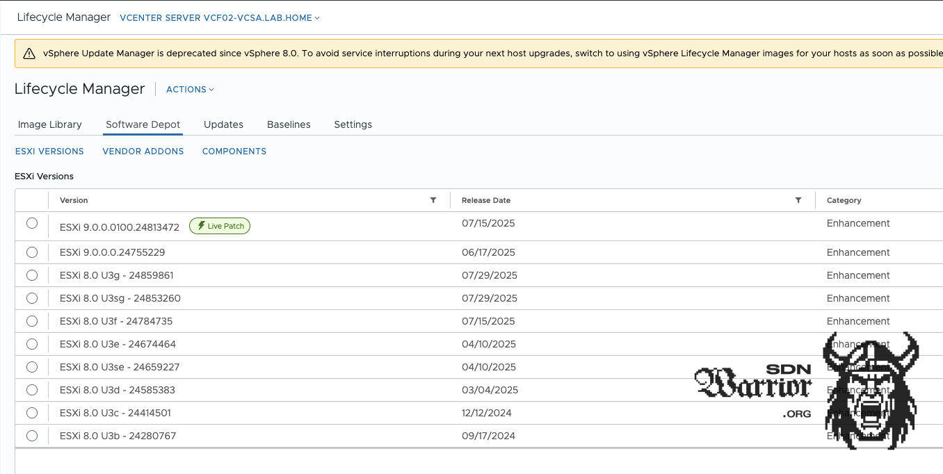 vCenter Images