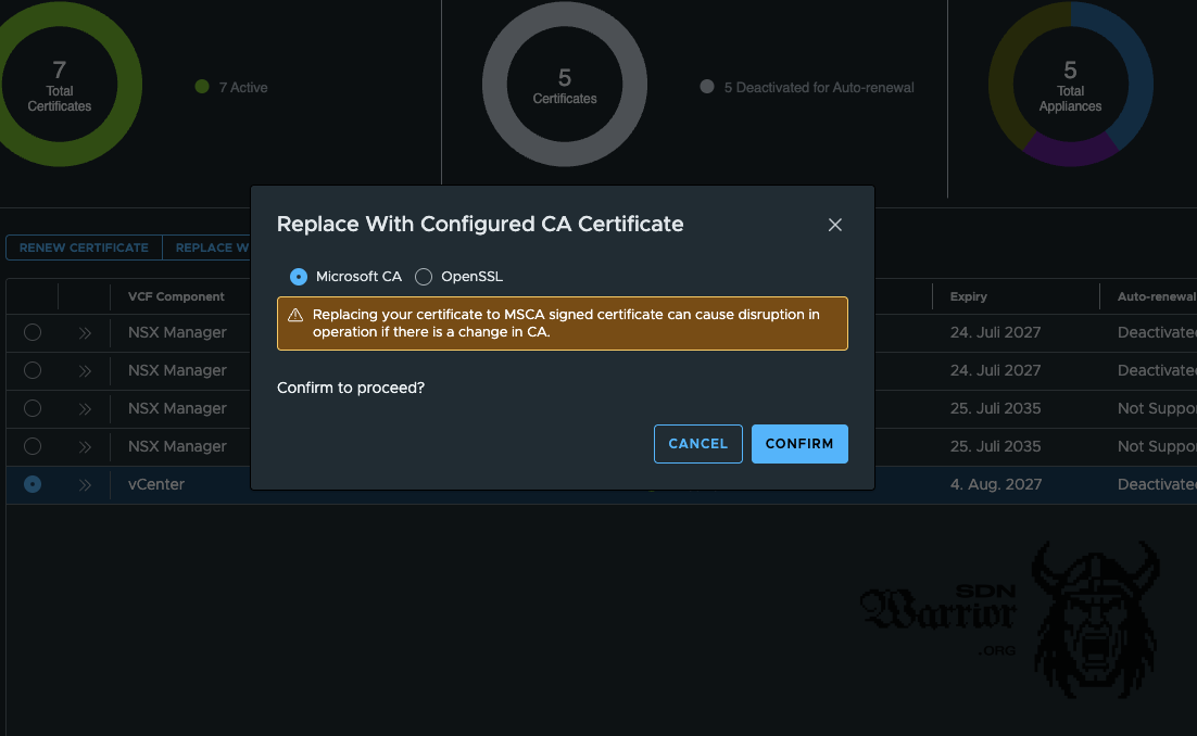 certificate enrollment ca