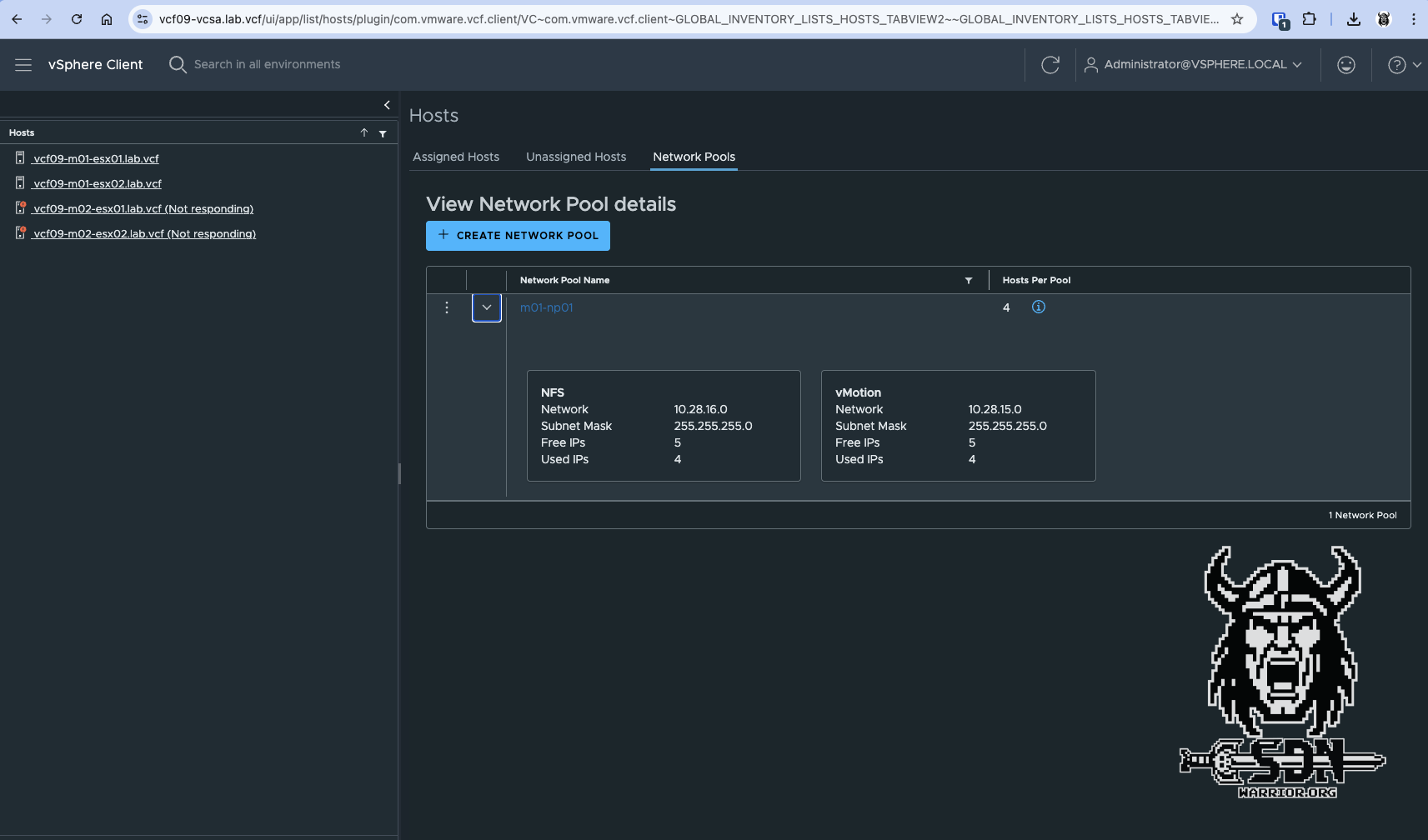 Network Pools