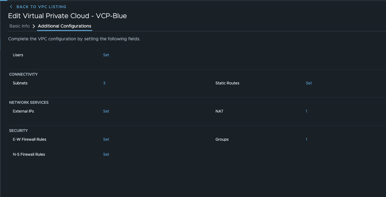 Additional Configurations