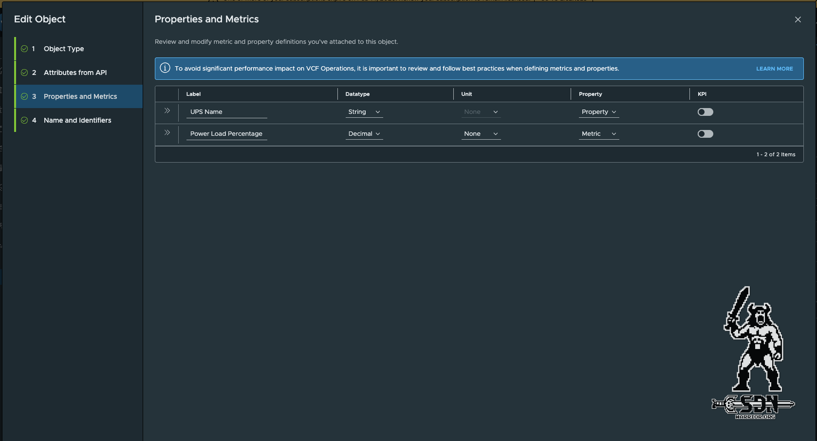 Properties and Metrics