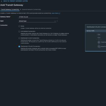 Add Transit Gateway
