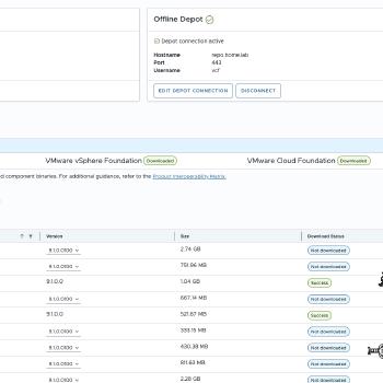 Working offline repository