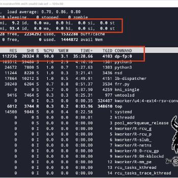 VNA - CPU usage