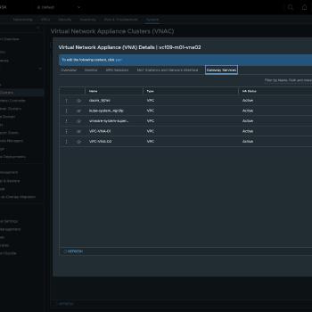 Scaling:  Active Services on VNA-02