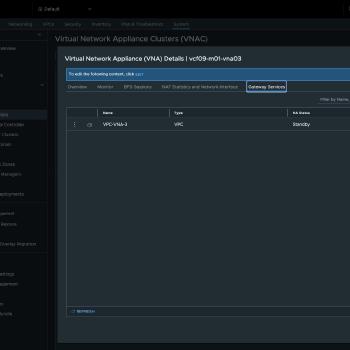 Scaling:  Active Services on VNA-03