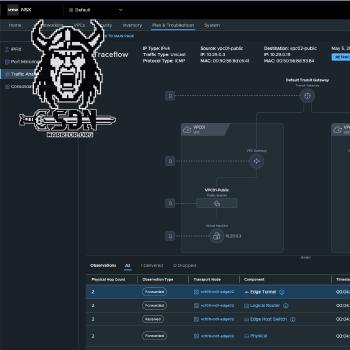 Traceflow: VPC01 to VPC02