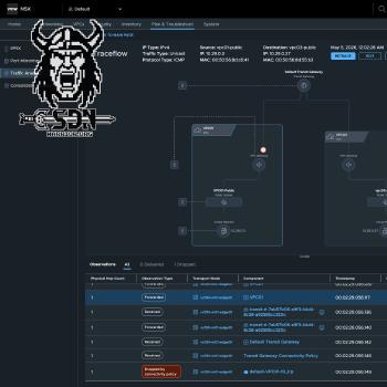 Traceflow: VPC01 to VPC03